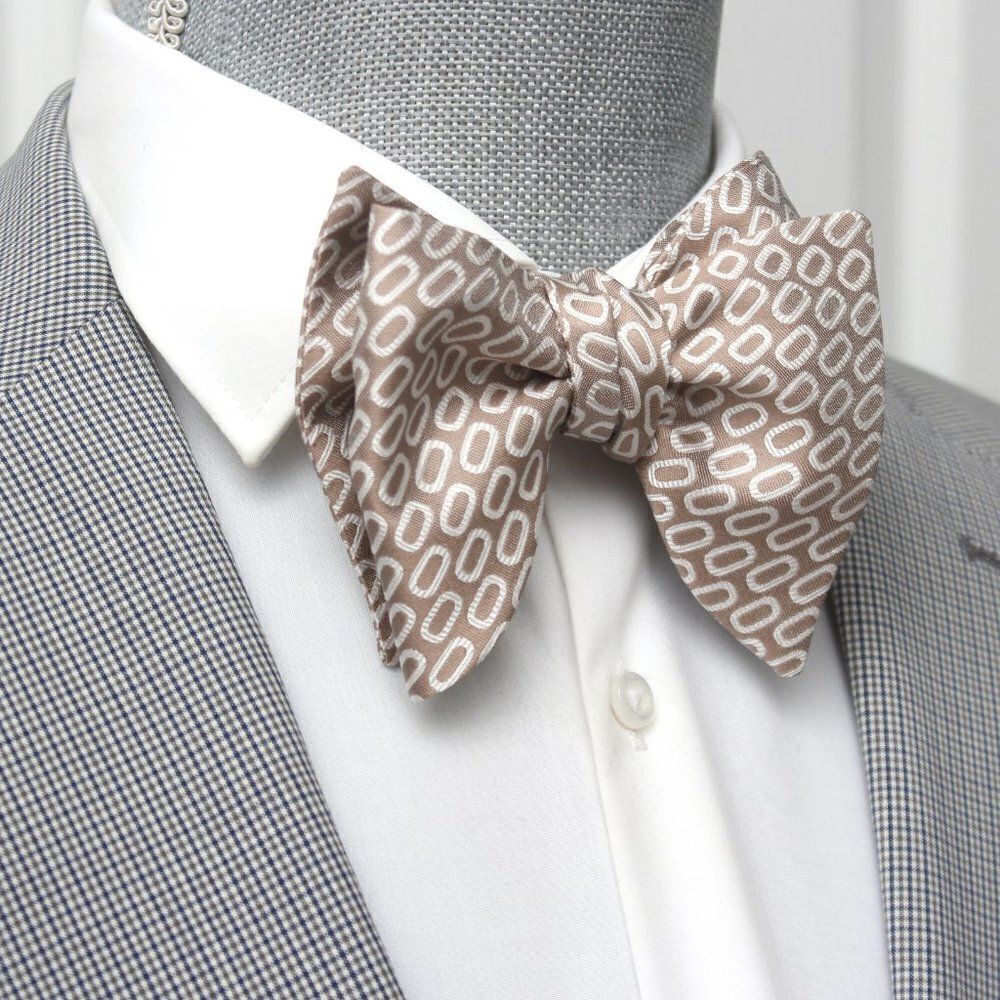 Mens Self tied‎ Bow Tie Silk Bowtie Big Butterfly bowtie S556